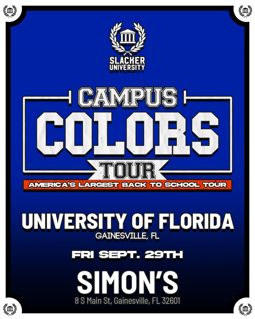 Campus Colors Tour: University Of Florida