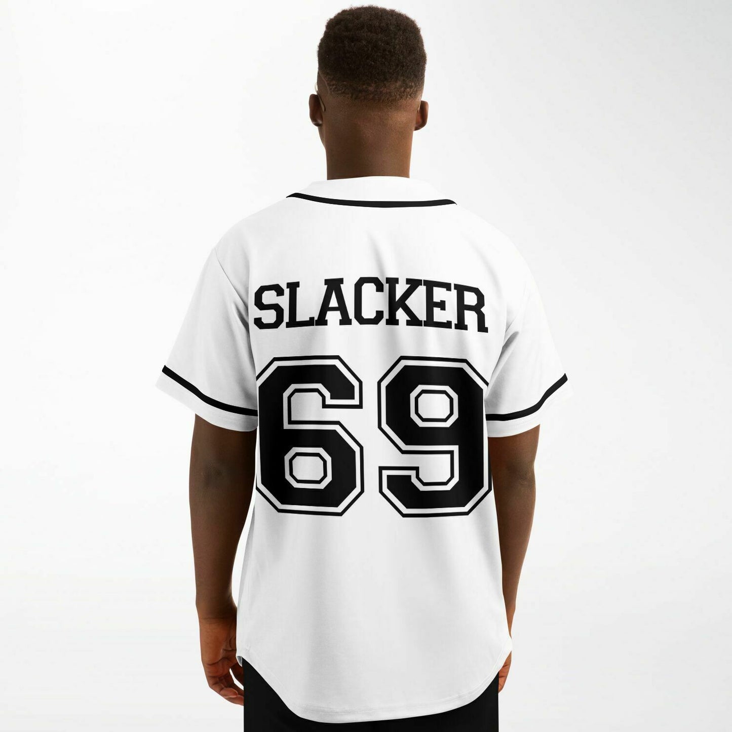 Slacker University Baseball Jersey White