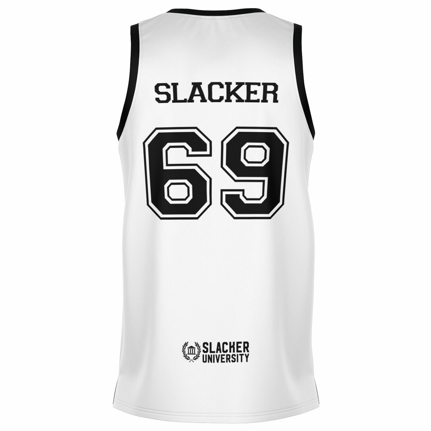 Slacker University Basketball Jersey White