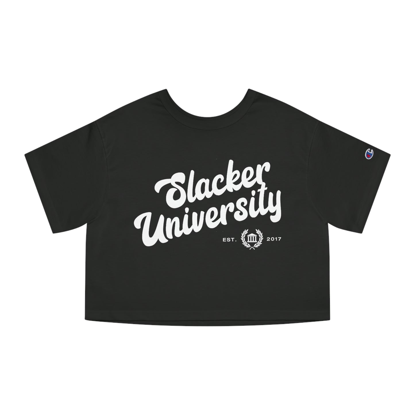 Slacker University Champion Crop Top